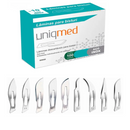 Lâmina de Bisturi 100un - Uniqmed