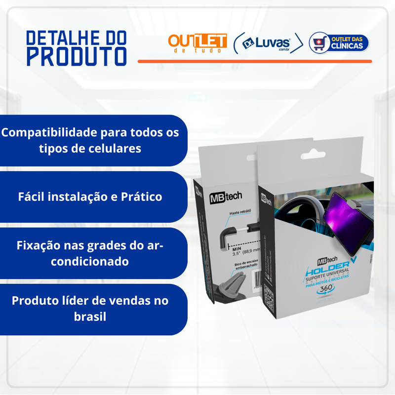 Suporte Veicular para Celular - Supermedy