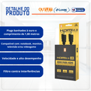 Cabo HDMI 2.0 Ultra HD 3D 4K Banhado À Ouro 1,8m - MB