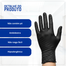 Luva Vinilplus Preta Sem Pó 100un - Talge