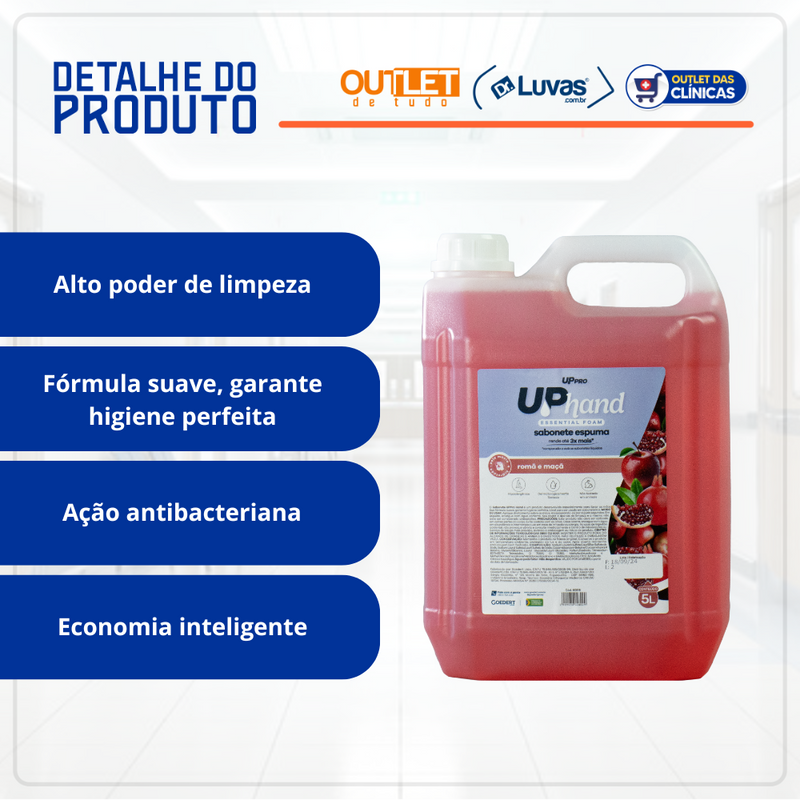 Sabonete De Espuma 5l Romã e Maçã - Up Pro Nobre
