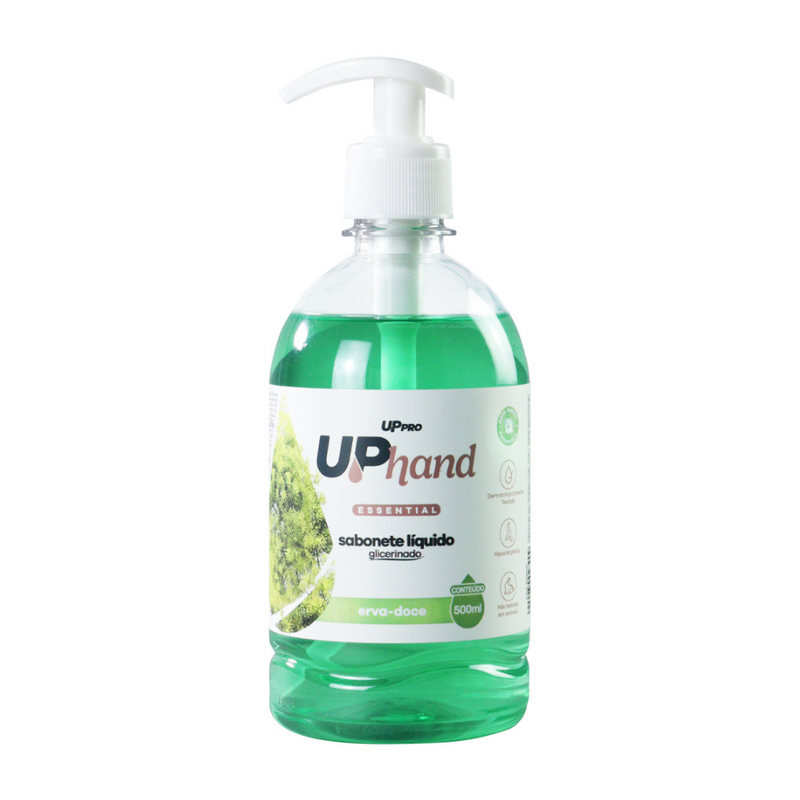 Sabonete Líquido Glicerinado 500ml Erva Doce - Up Pro Nobre