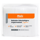Babador Odontológico 33cm x 45cm Descartável Branco 100un - Medix