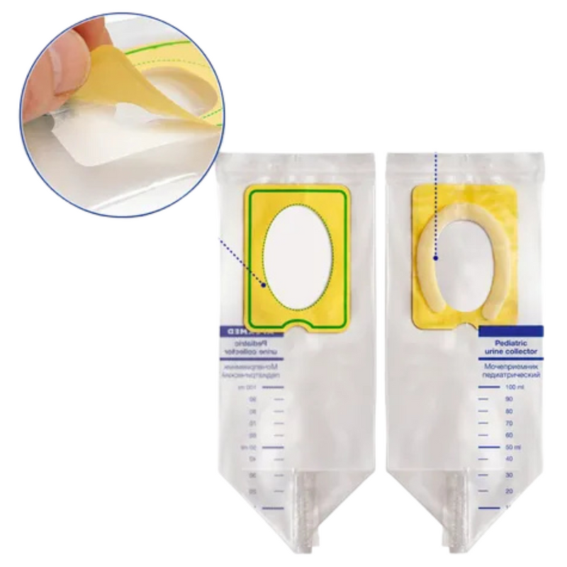 Bolsa Coletora de Urina Estéril Infantil 100ml 100un - Advantive