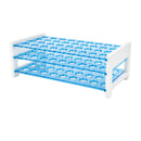 Estante Universal Azul Para Tubos de Ensaio - Tera Medical