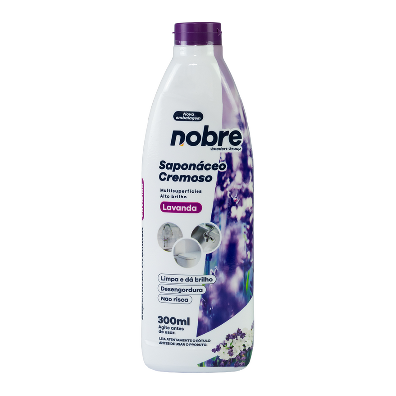 Saponaceo Cremoso 300ml Lavanda - Nobre