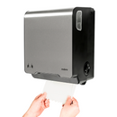 Dispenser Autocortante Para Papel Toalha Bobina Inox - Brave Nobre