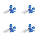 Torneira 3 Vias Luer Slip 50un - Medix