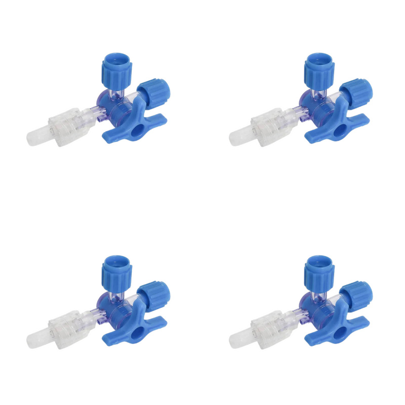 Torneira 3 Vias Luer Slip 50un - Medix