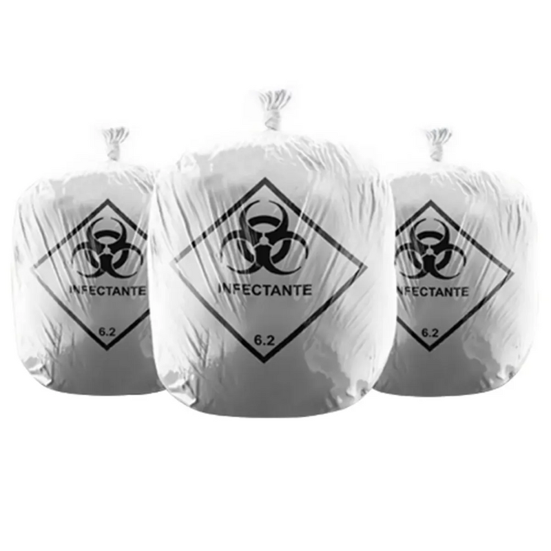 Saco de Lixo Infectante 15 Litros 100un - Descarbox