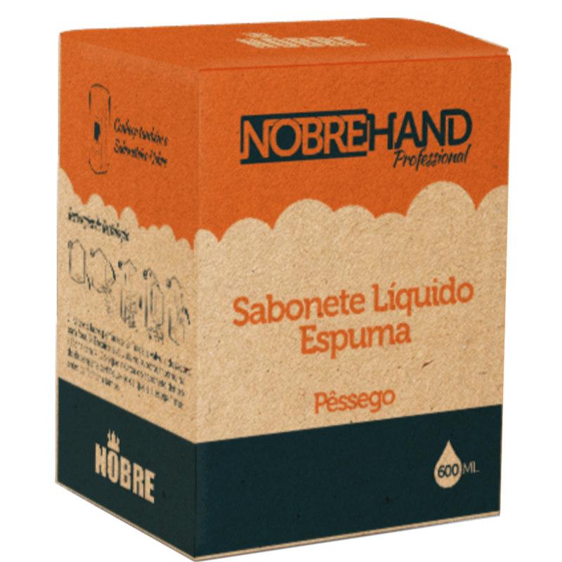 Sabonete Líquido Hand Bag 600ml Pêssego - Nobre