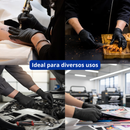 Luva Vinilplus Preta Sem Pó 100un - Talge