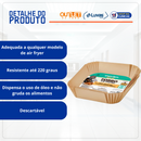 Forma Descartável Para Air Fryer Quadrada 24x25cm 25un - Inoven