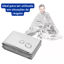 Manta Térmica Aluminizada 2,10x1,40m - Resgate SP