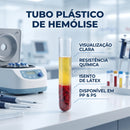 Tubo Plástico de Hemólise 12x75 PP 1000un - Tera Medical
