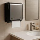 Dispenser Autocortante Para Papel Toalha Bobina Inox - Brave Nobre