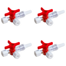 Torneira Descartável 3 Vias Luer Slip 50un - Descarpack