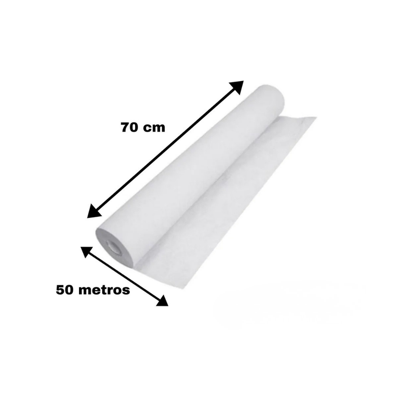 Lençol de Papel Hospitalar 70cm - Dr. Luvas