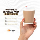 Tampa Para Copo de Café 350ml 25un - Talge