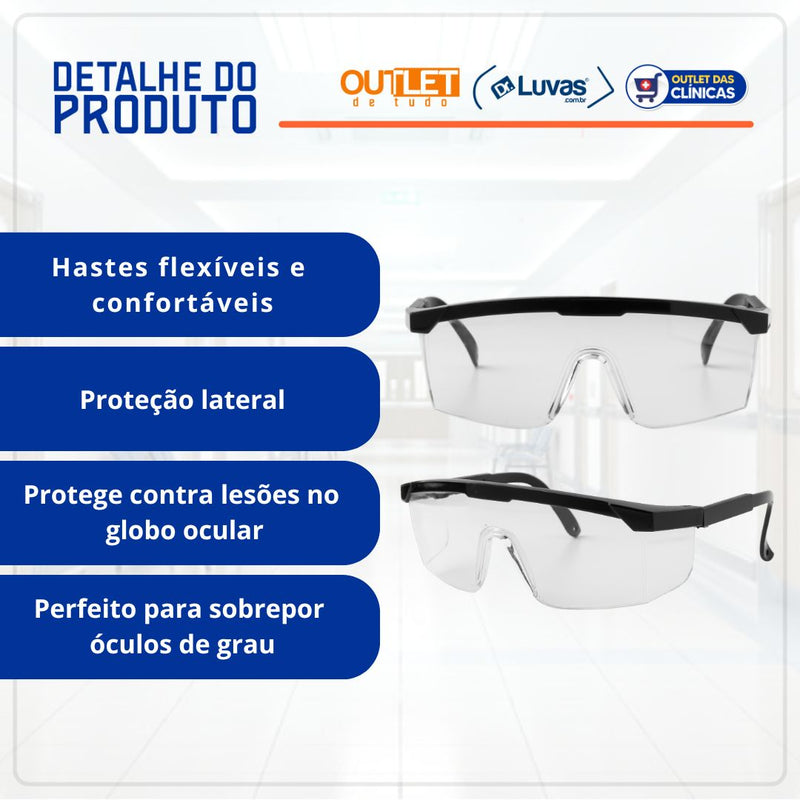 Óculos Proteção Individual - Supermedy