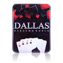 Jogo de Baralho Duplo Com Estojo Em Lata - Dallas MB