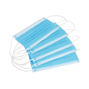 Máscara Cirúrgica Tripla Azul Com Elástico 50un - Vabene