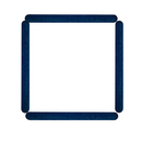 Palitos Ponta Redonda Azul 100un - Inoven