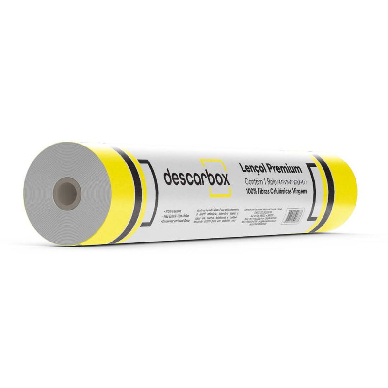 Lençol de Papel Premium 70cm x 50m - Descarbox