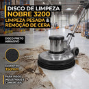 Disco de Limpeza 350mm Preto Para Enceradeira - Nobre