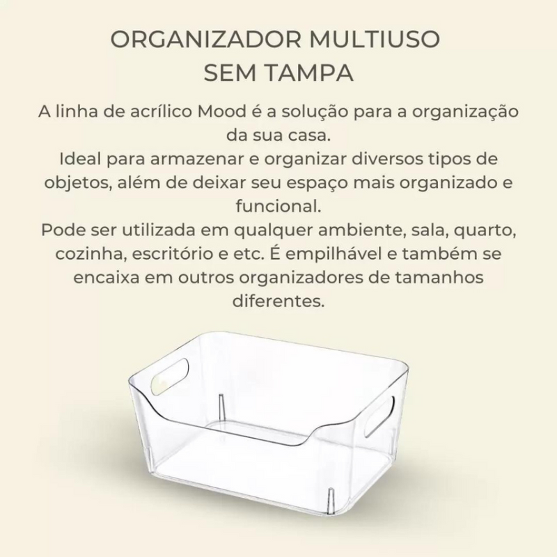 Organizador Multiuso 7L Mood - Nobre