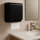 Dispenser Autocortante Para Papel Toalha Bobina Preto - Brave Nobre