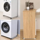 Suporte Carrinho Base Ajustável Para Mover Eletros Com Rodas