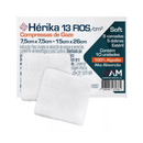 Compressa de Gaze Estéril 13 Fios 7,5x7,5cm 10un - Amed Herika