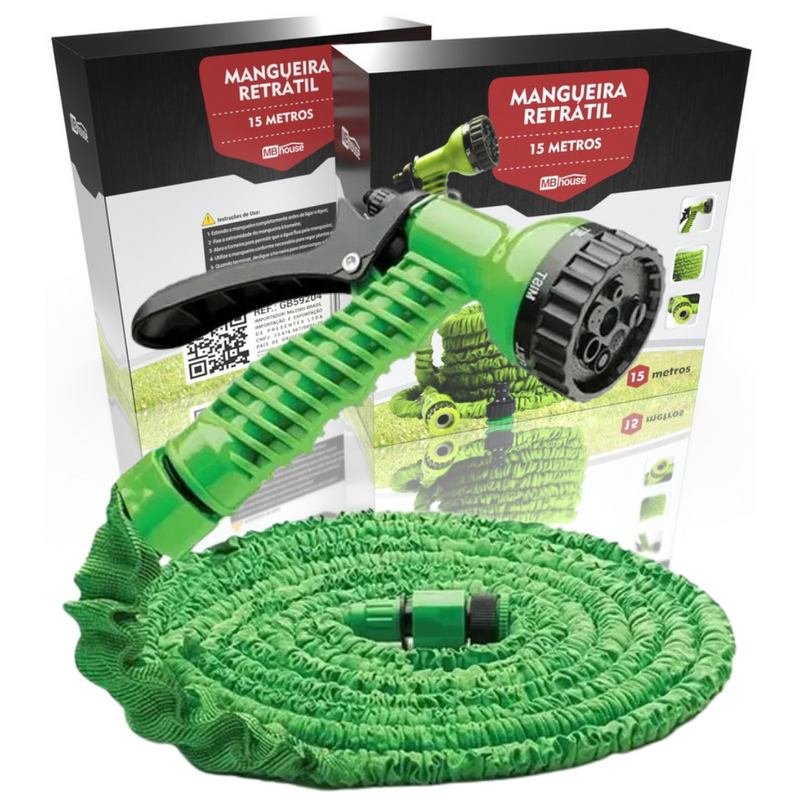 Mangueira de Jardim Mágica Expansível Flexível 15m - MB House