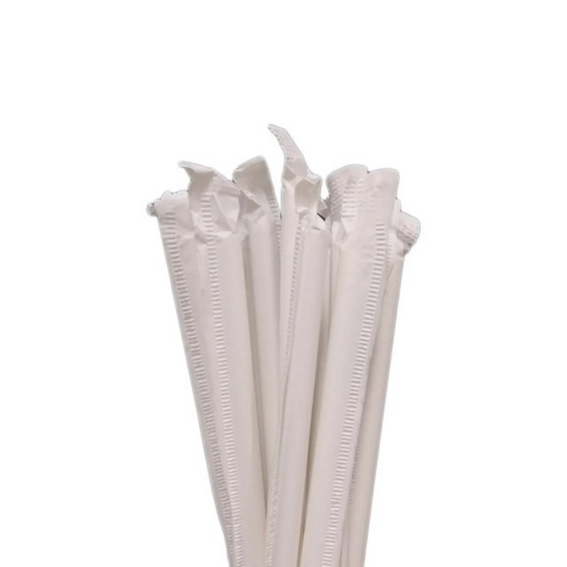 Canudo de Papel Branco 100un - Talge
