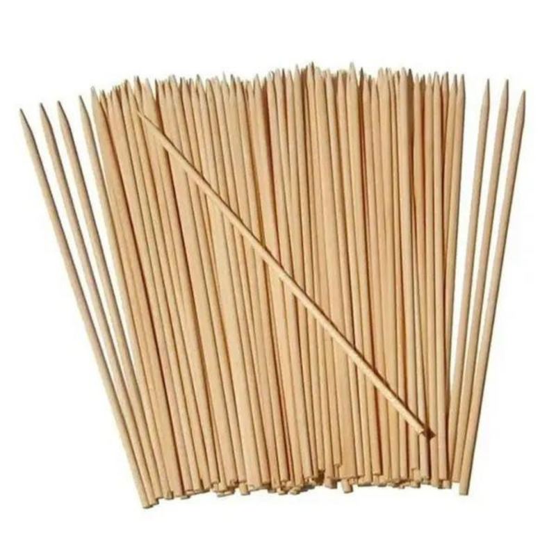 Espeto De Churrasco Bambu 18cm 50un - Talge