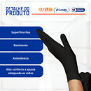 Luva Nitrílica Preta Sem Pó 100un - BMedical