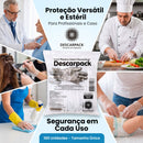 Luva Plástica Estéril 100un - Descarpack