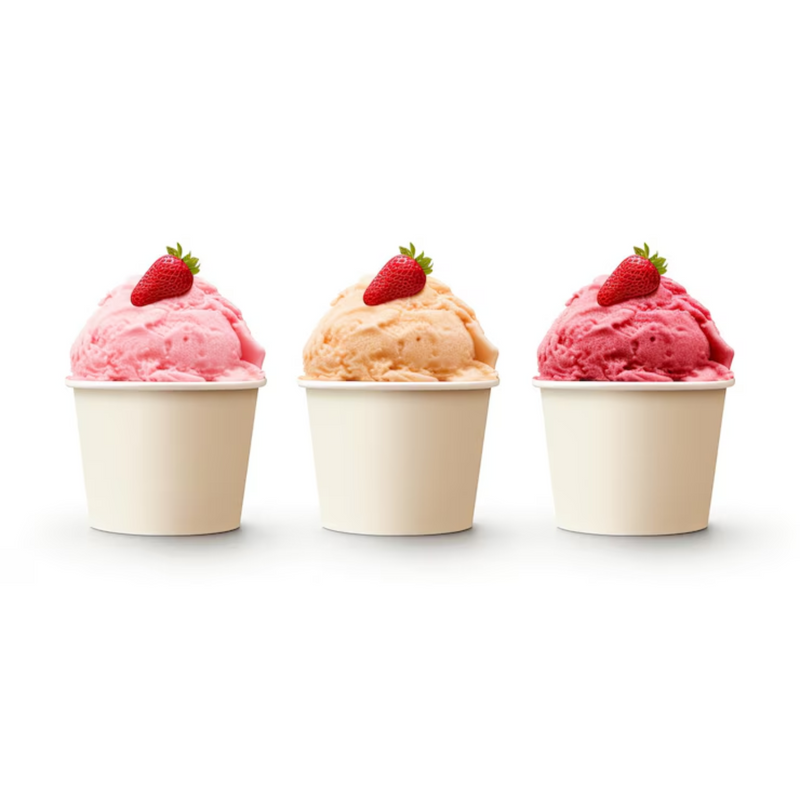 Pote de Papel Para Sorvete 250ml 25un - Vabene