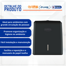 Dispenser Para Papel Toalha Interfolhas Preto - New Classsic Nobre