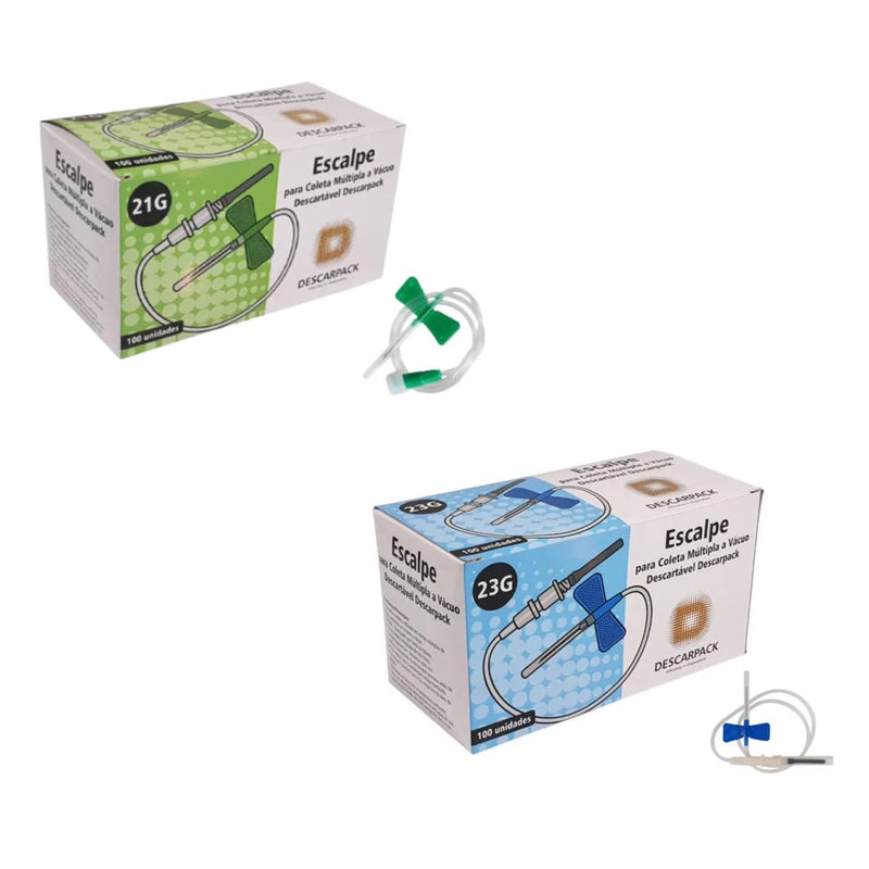 Escalpe para Coleta Múltipla a Vácuo 100un - Descarpack