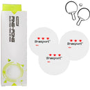 Bolas Para Tênis de Mesa 40mm 3un - Brasport MB