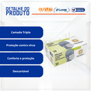 Máscara Cirúrgica Tripla com Elástico 50un - Descarpack