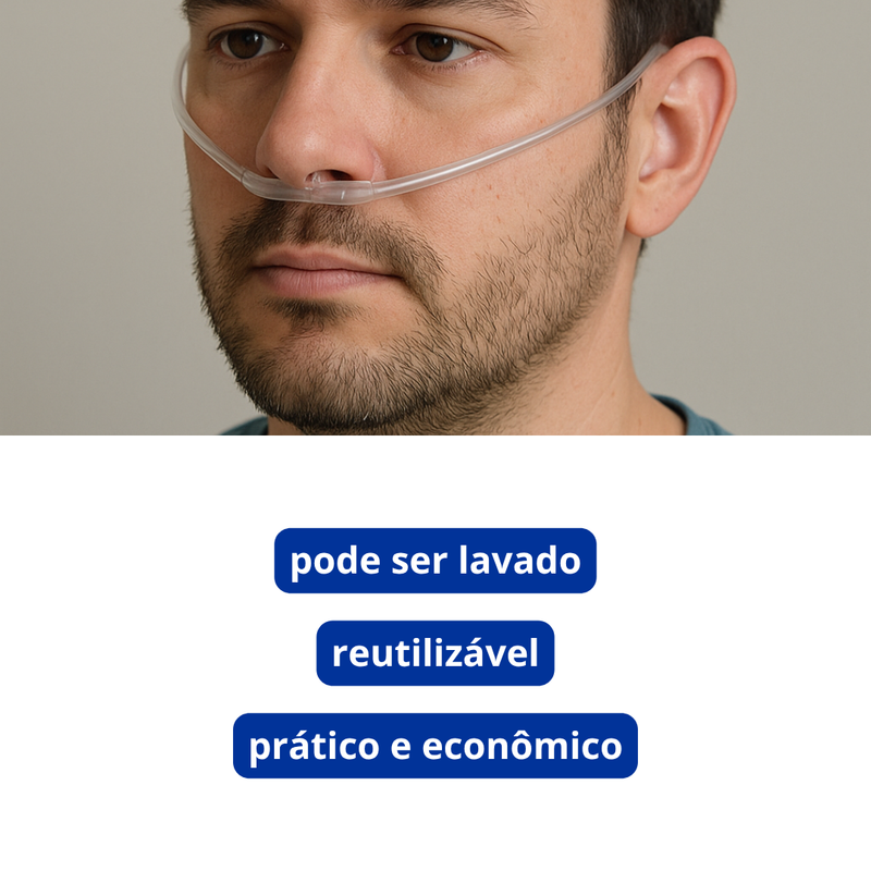 Cateter Nasal Tipo Óculos Para Oxigênio - Medix
