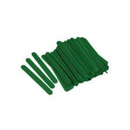 Palitos Ponta Redonda Verde 100un - Inoven