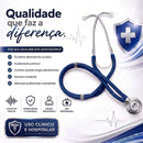 Estetoscópio Rapport Duplo Azul - Supermedy