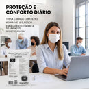 Máscara Cirúrgica Tripla com Elástico 50un - Descarpack