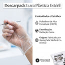Luva Plástica Estéril 100un - Descarpack