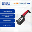 Amolador de Facas e Tesouras 3 em 1 - MC