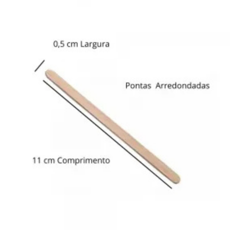Mexedor de Madeira 11cm 1000un - Talge